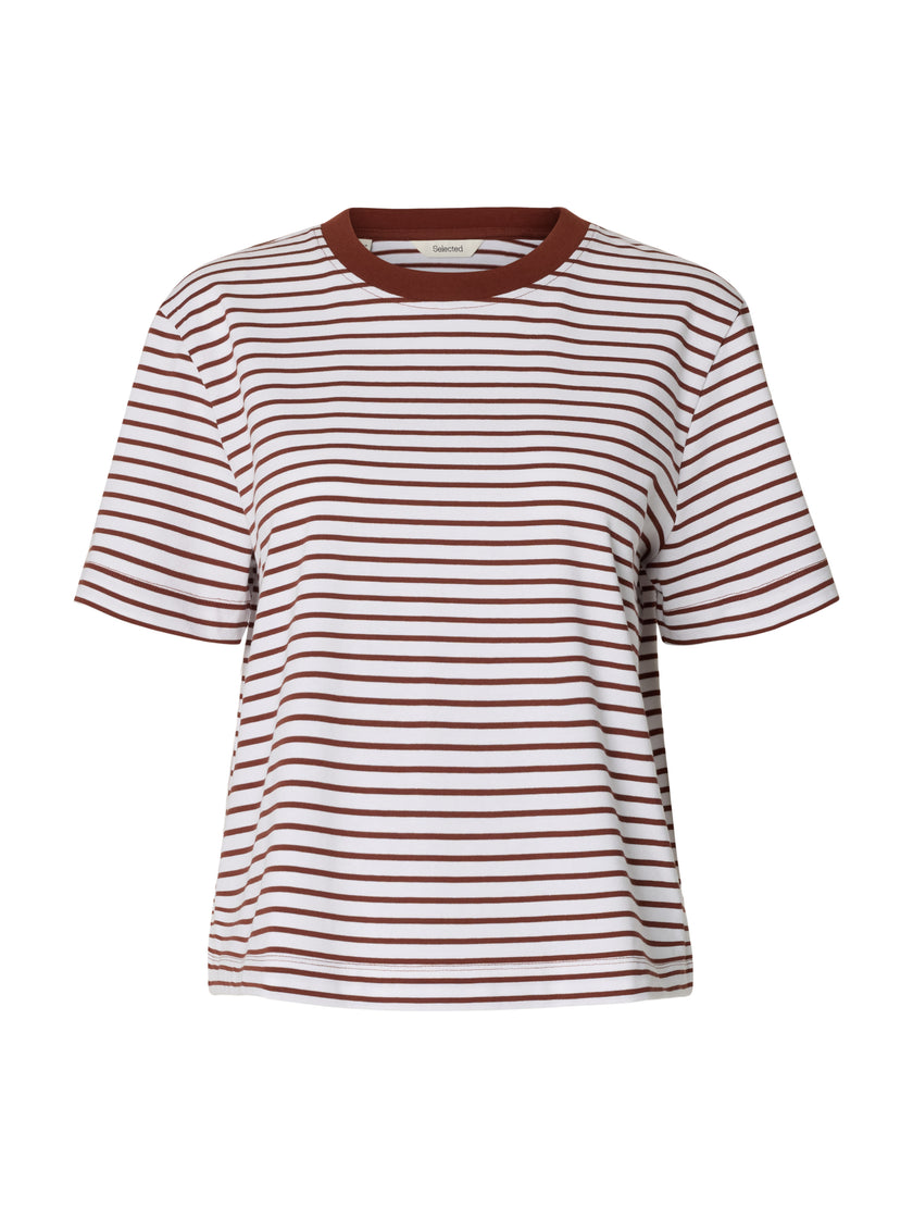 SLWESSENTIAL SS STRIPED BOXY TEE NOOS