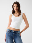 Top - TRIANGLE PATCH RIB