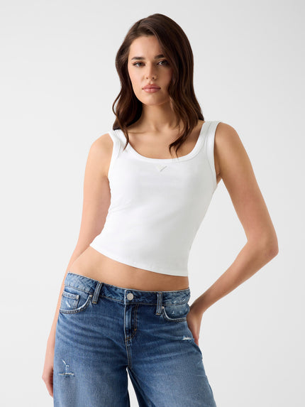 Top - TRIANGLE PATCH RIB
