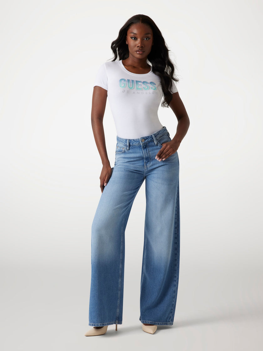 Shirt -  GLITTER DEGRADE LOGO