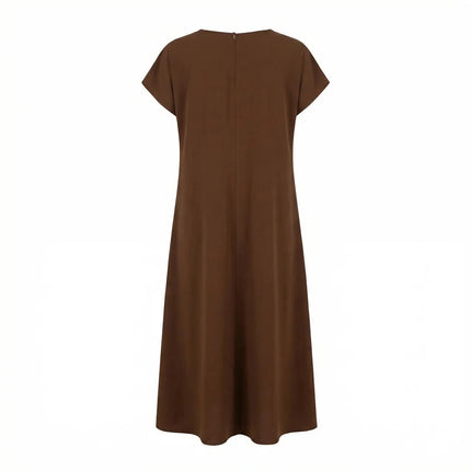 Midikleid - V-Neck