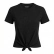 T-Shirt - CN SS EYELET TONE ON TONE TEE