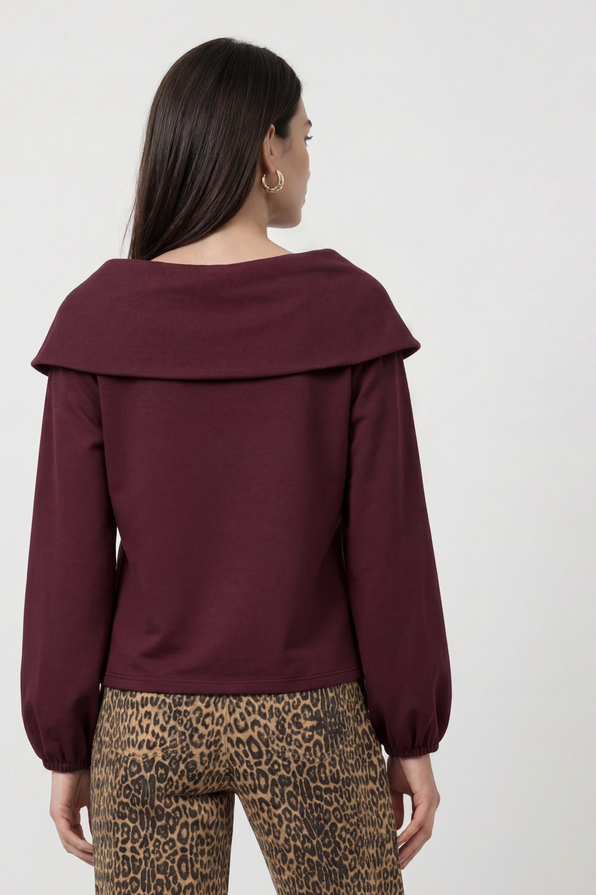 Pullover - Carmenausschnitt