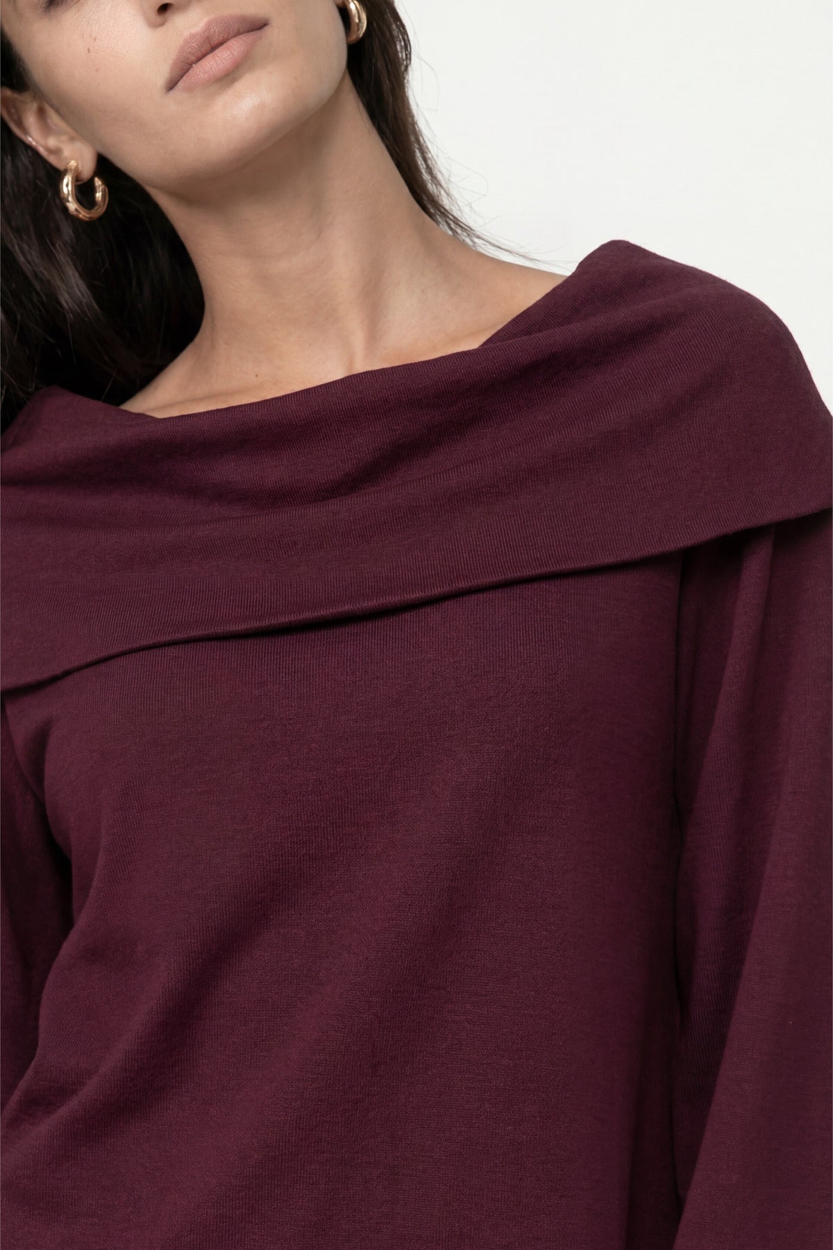 Pullover - Carmenausschnitt