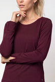 Langarmshirt - Strassbesatz