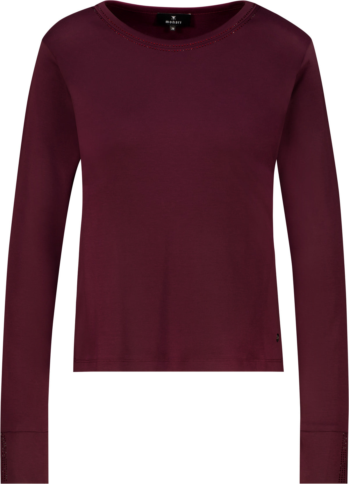 Langarmshirt - Strassbesatz