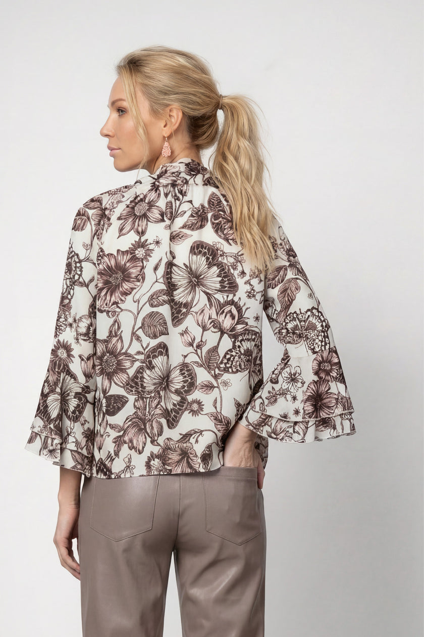 Bluse- Volants
