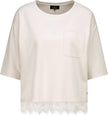 T-Shirt - Spitzenbesatz
