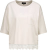 T-Shirt - Spitzenbesatz
