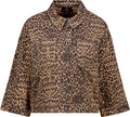Jeansjacke - Animalprint