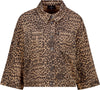 Jeansjacke - Animalprint