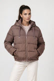 Steppjacke - Kapuze