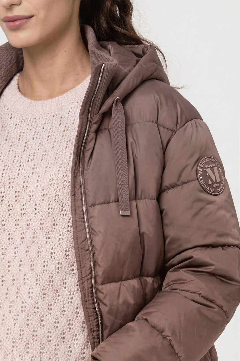 Steppjacke - Kapuze