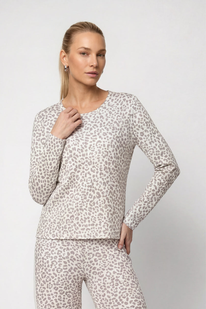Langarmshirt - Animalprint