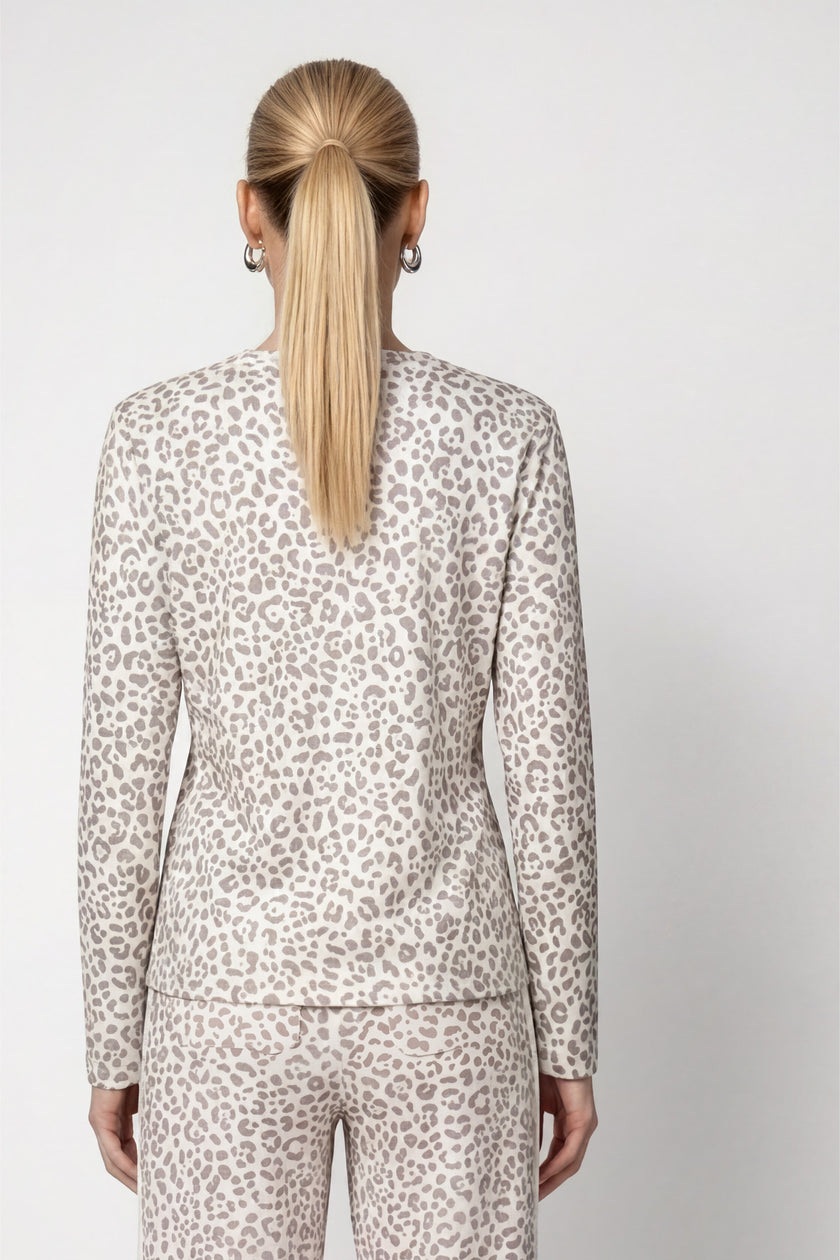 Langarmshirt - Animalprint