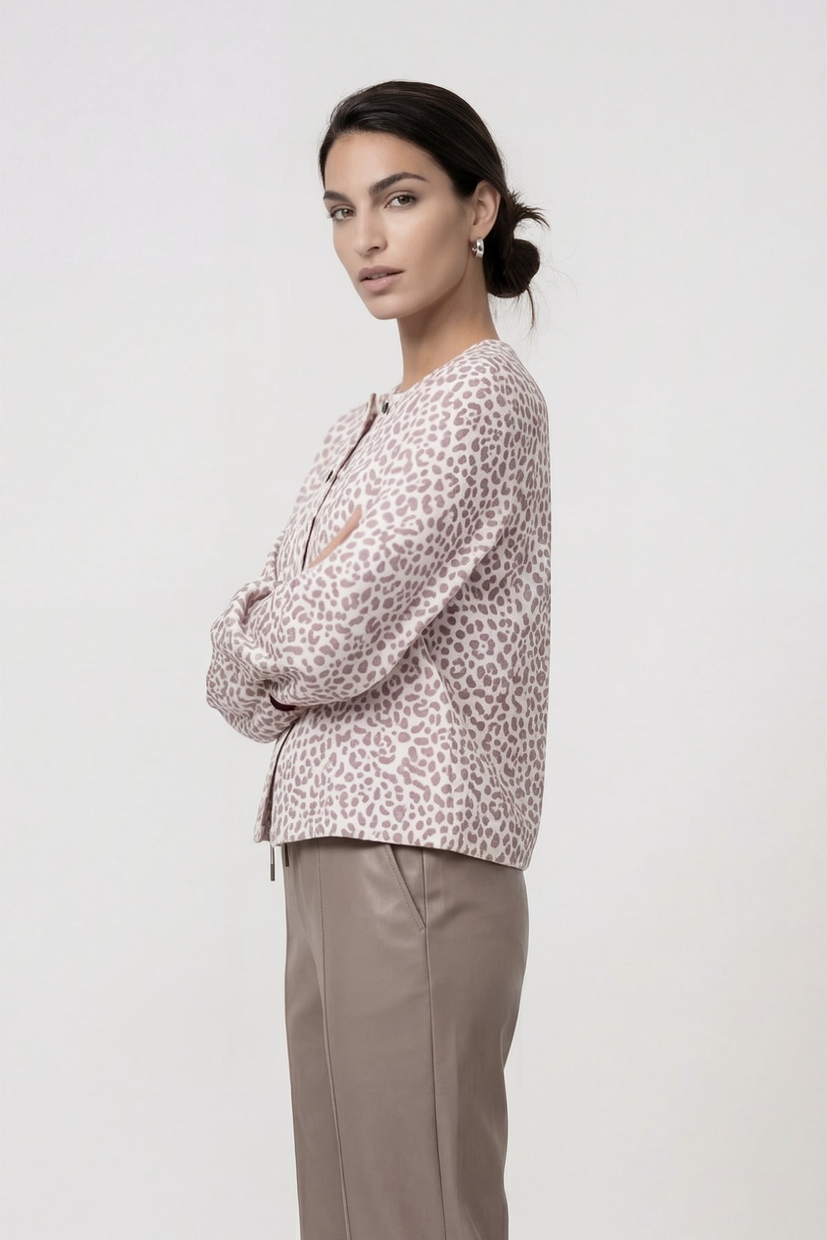Strickjacke - Animalprint
