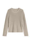 Pullovers, LSL, Round-Neck, Slits