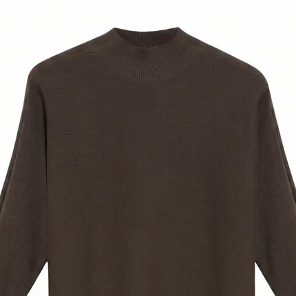 Feinstrickpullover - Stehkragen
