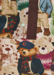 Schal - Teddy-Bär-Motiven