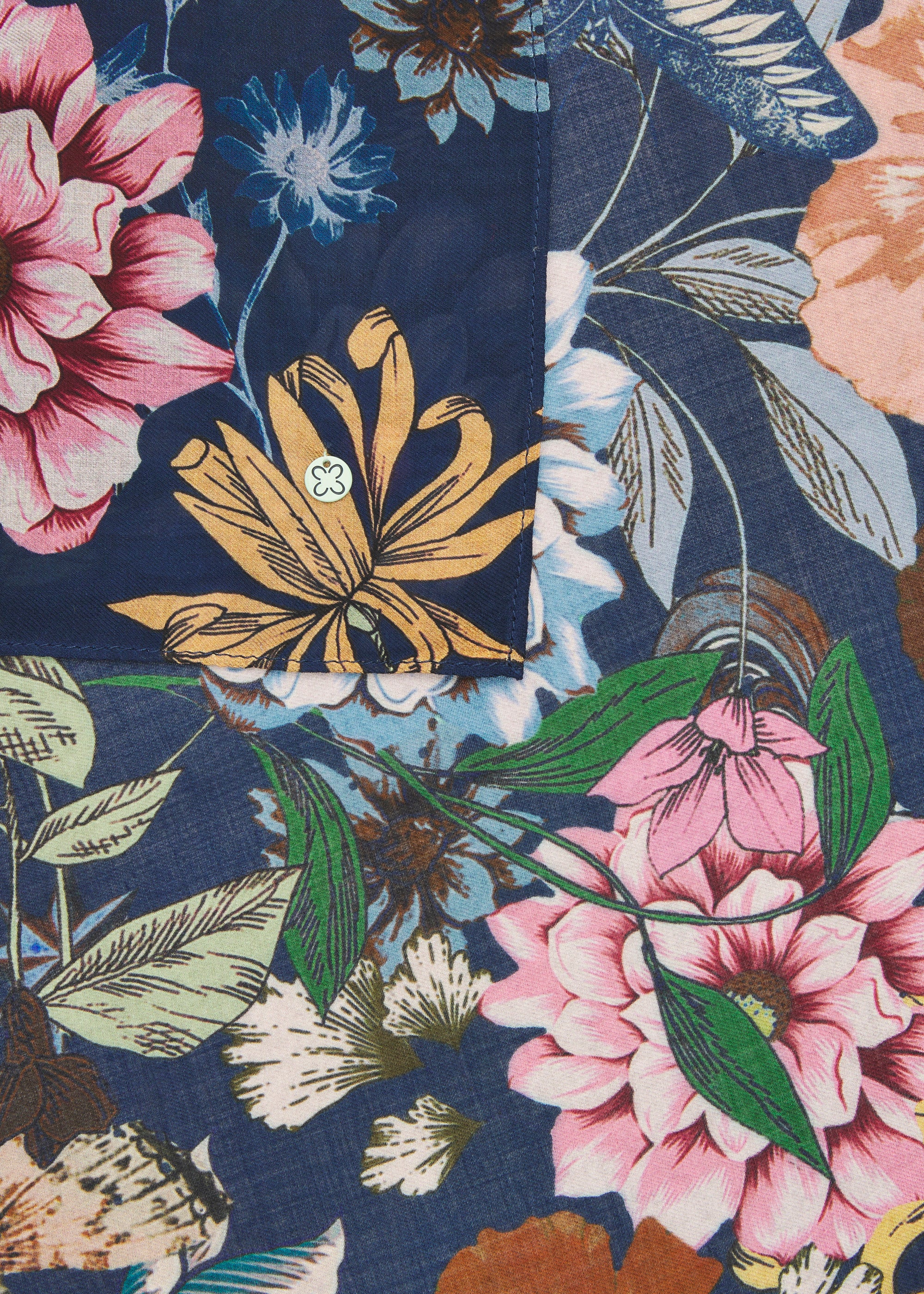 Schal - Blumen-Muster