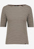 Ringelshirt  mit U-Boot Ausschnitt