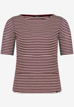 Ringelshirt  mit U-Boot Ausschnitt