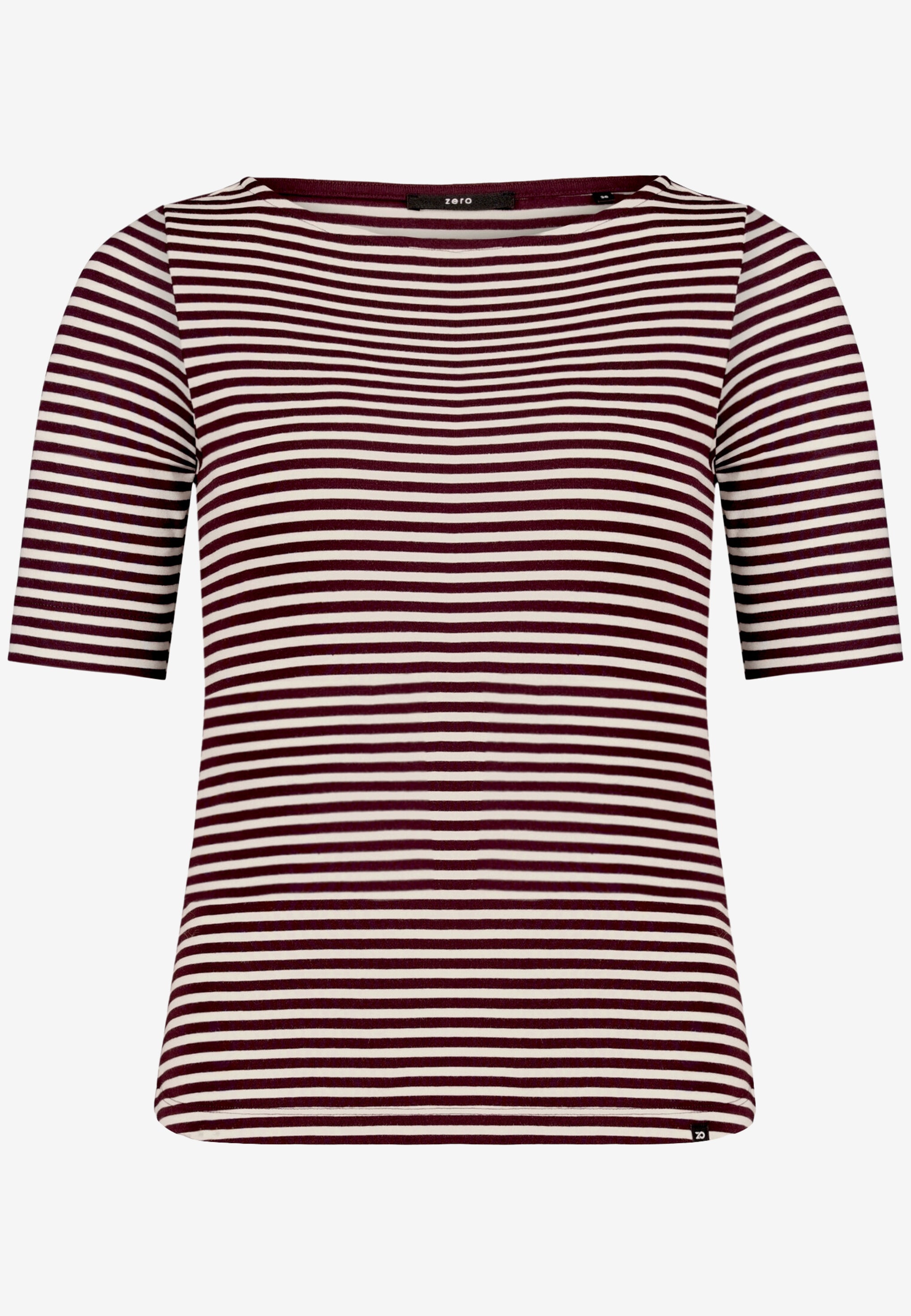Ringelshirt  mit U-Boot Ausschnitt