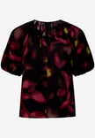 Schlupfbluse  - Blumen