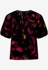 Schlupfbluse  - Blumen