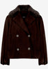 Jacke - Veloursleder-Optik
