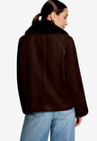 Jacke - Veloursleder-Optik