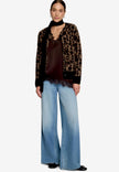 Satin-Top - Spitze
