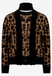 Strickjacke - Animalprint