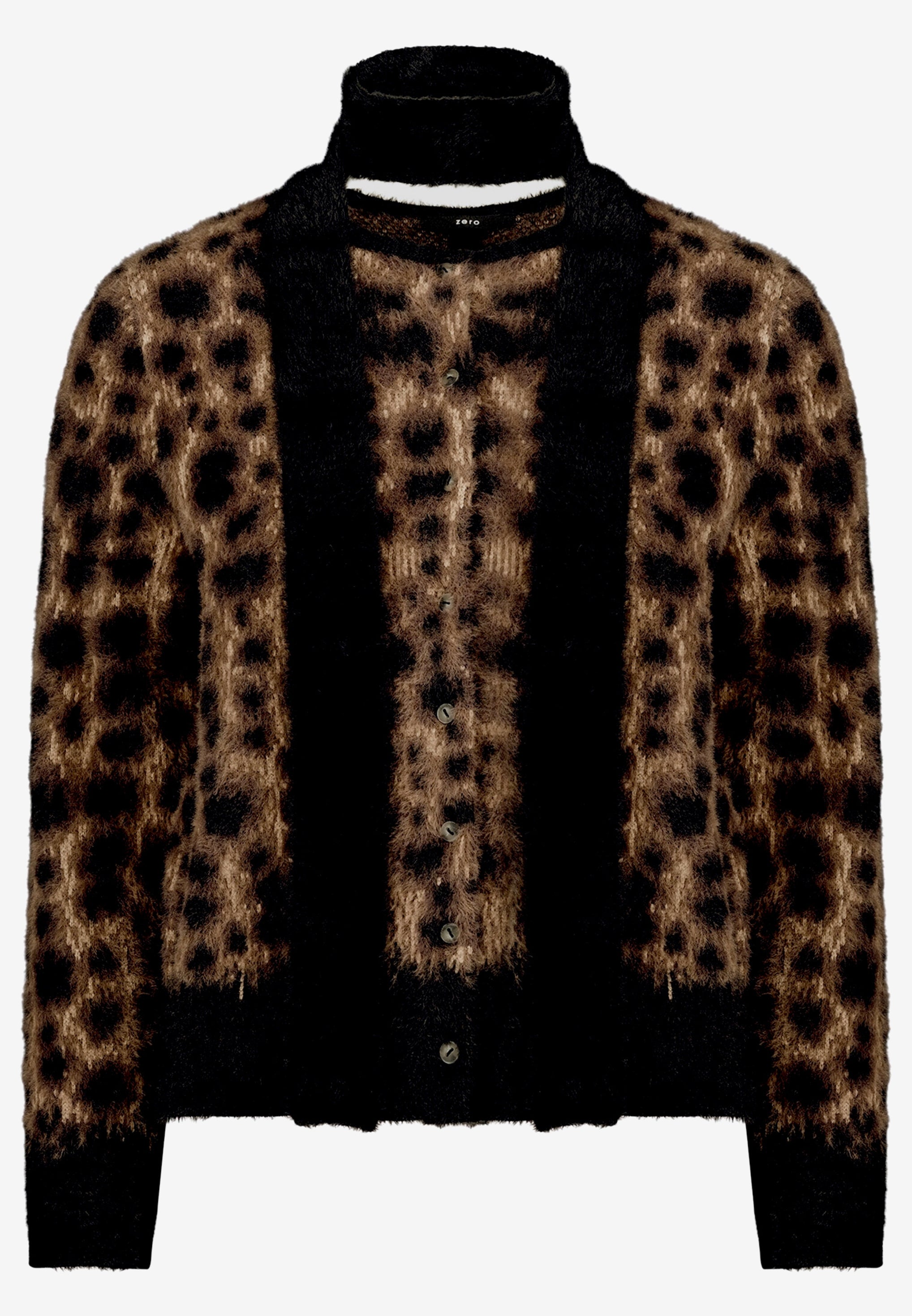 Strickjacke - Animalprint