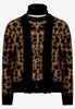 Strickjacke - Animalprint