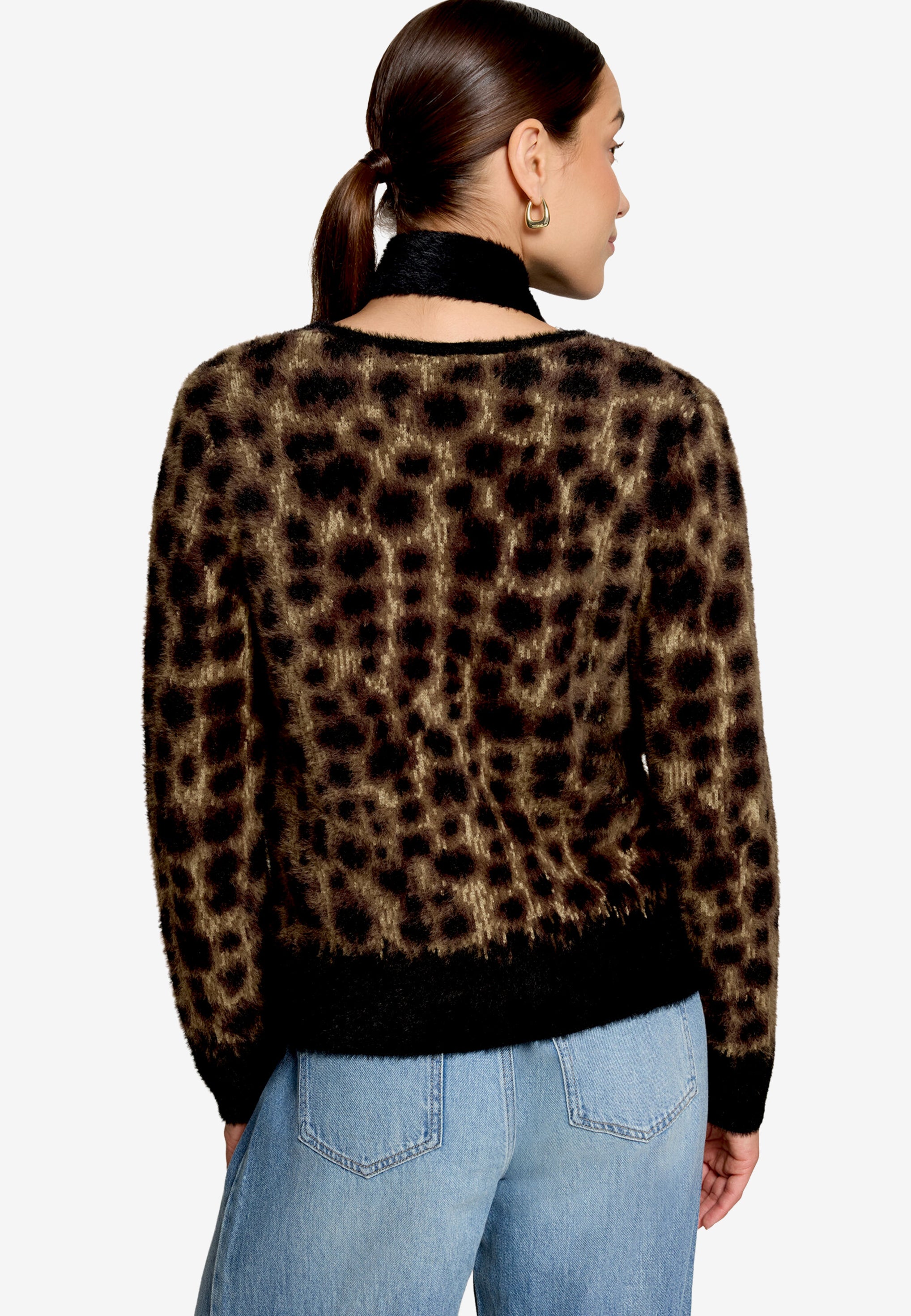 Strickjacke - Animalprint