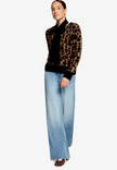 Strickjacke - Animalprint