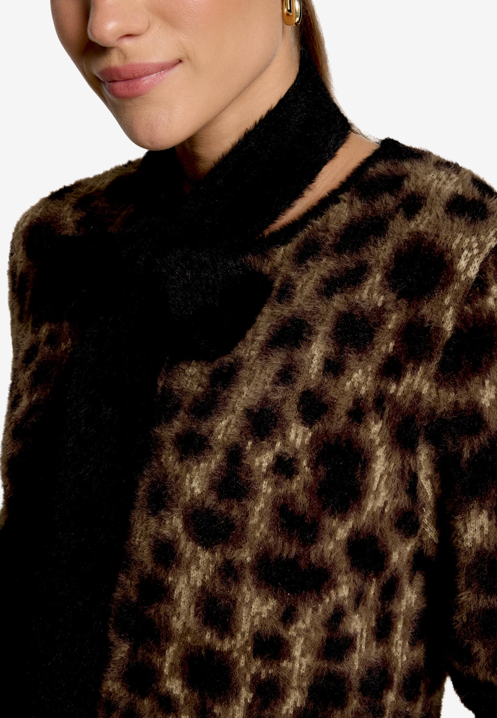 Strickjacke - Animalprint