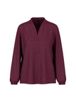 Weite Bluse mit V-Ausschnitt