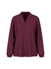 Weite Bluse mit V-Ausschnitt