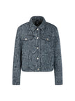 Denimjacke - Animal Print