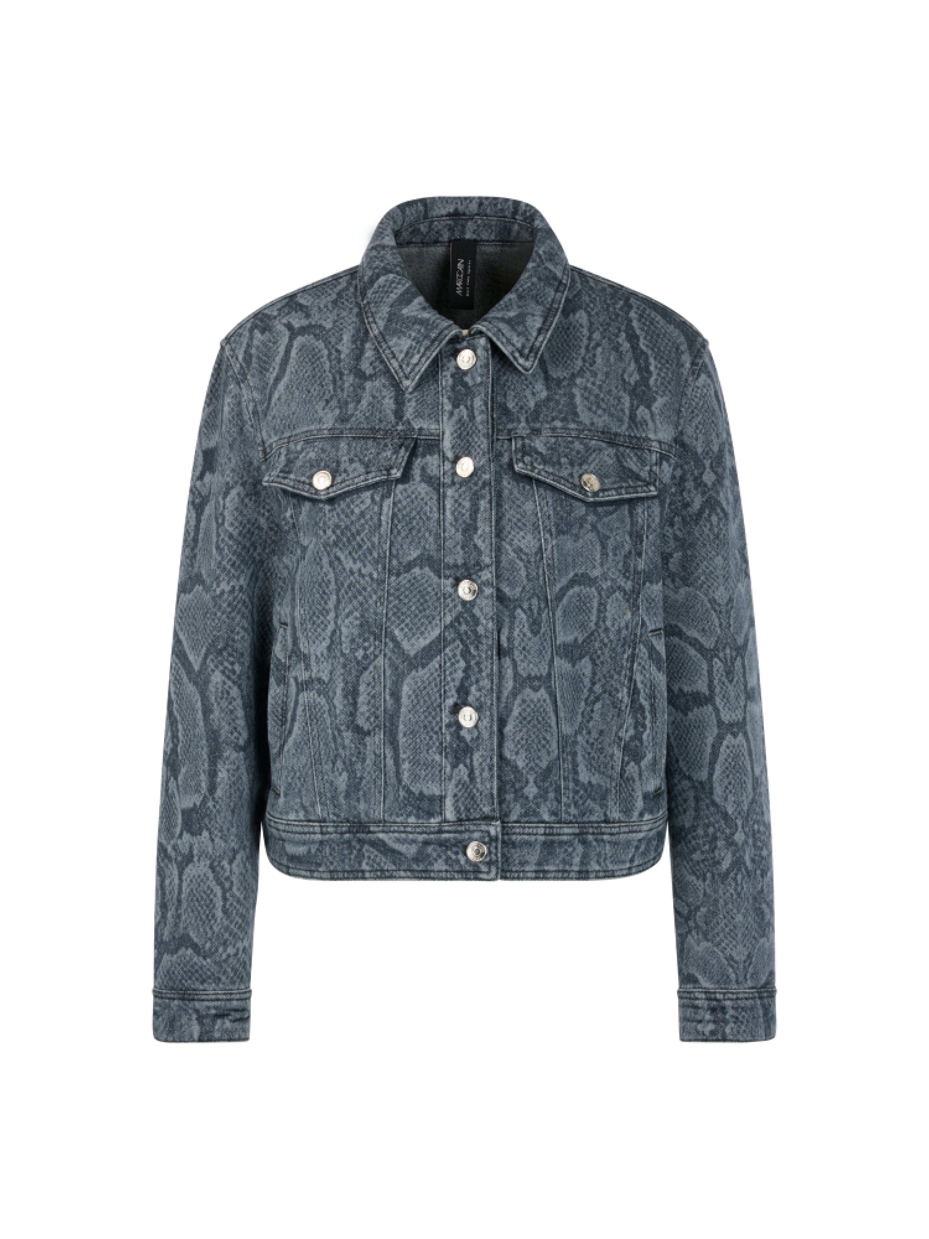 Denimjacke - Animal Print
