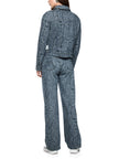 Denimjacke - Animal Print