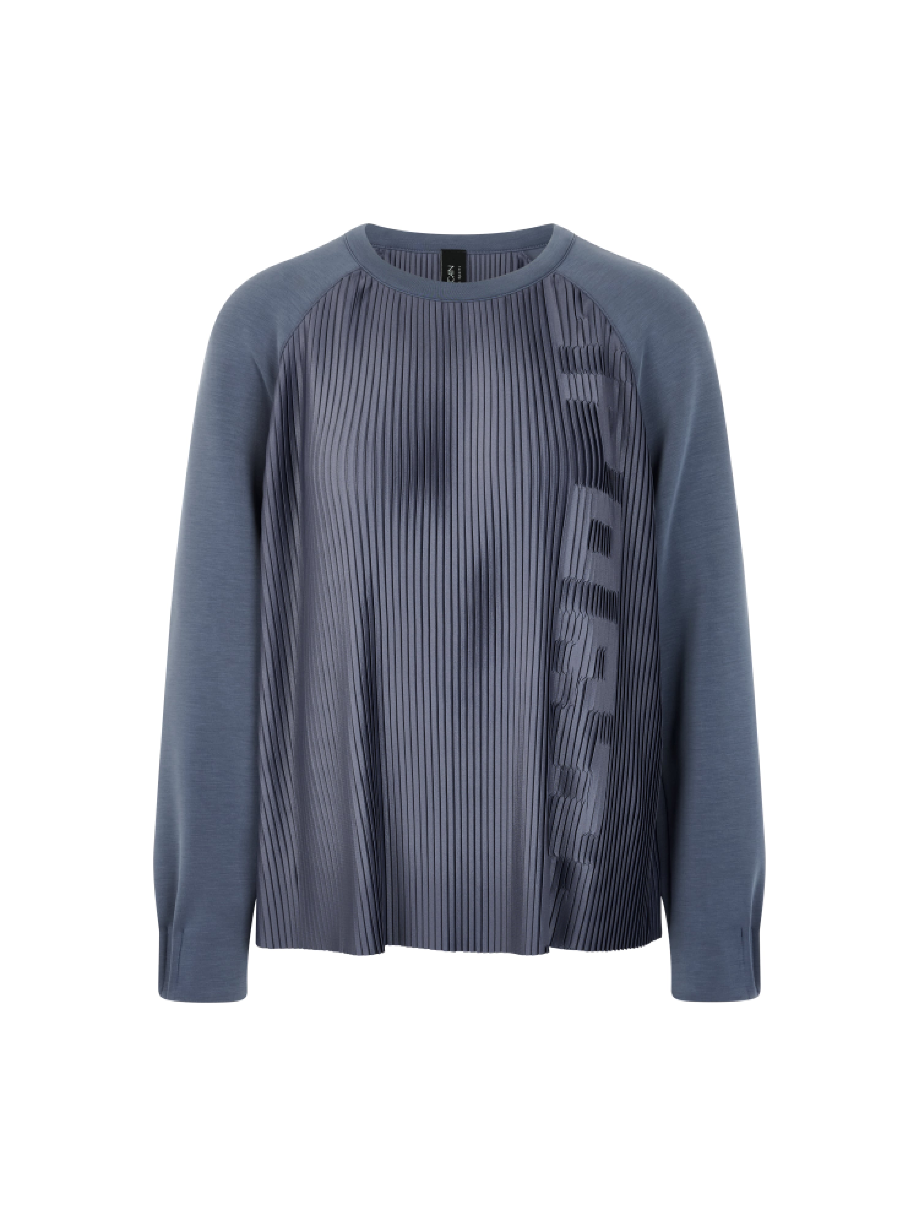 Sweatshirt - Plissee-Details