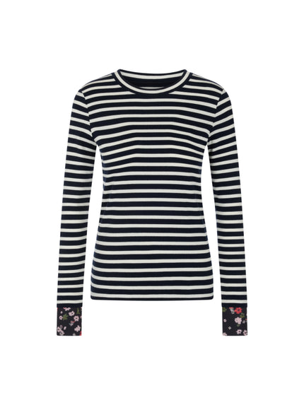 Langarm-Shirt - Streifenoptik