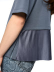 T-Shirt - Plissee-Details