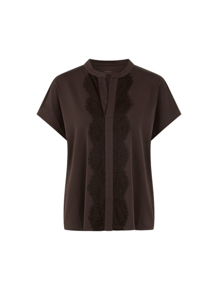 Shirt - Spitzenverzierung