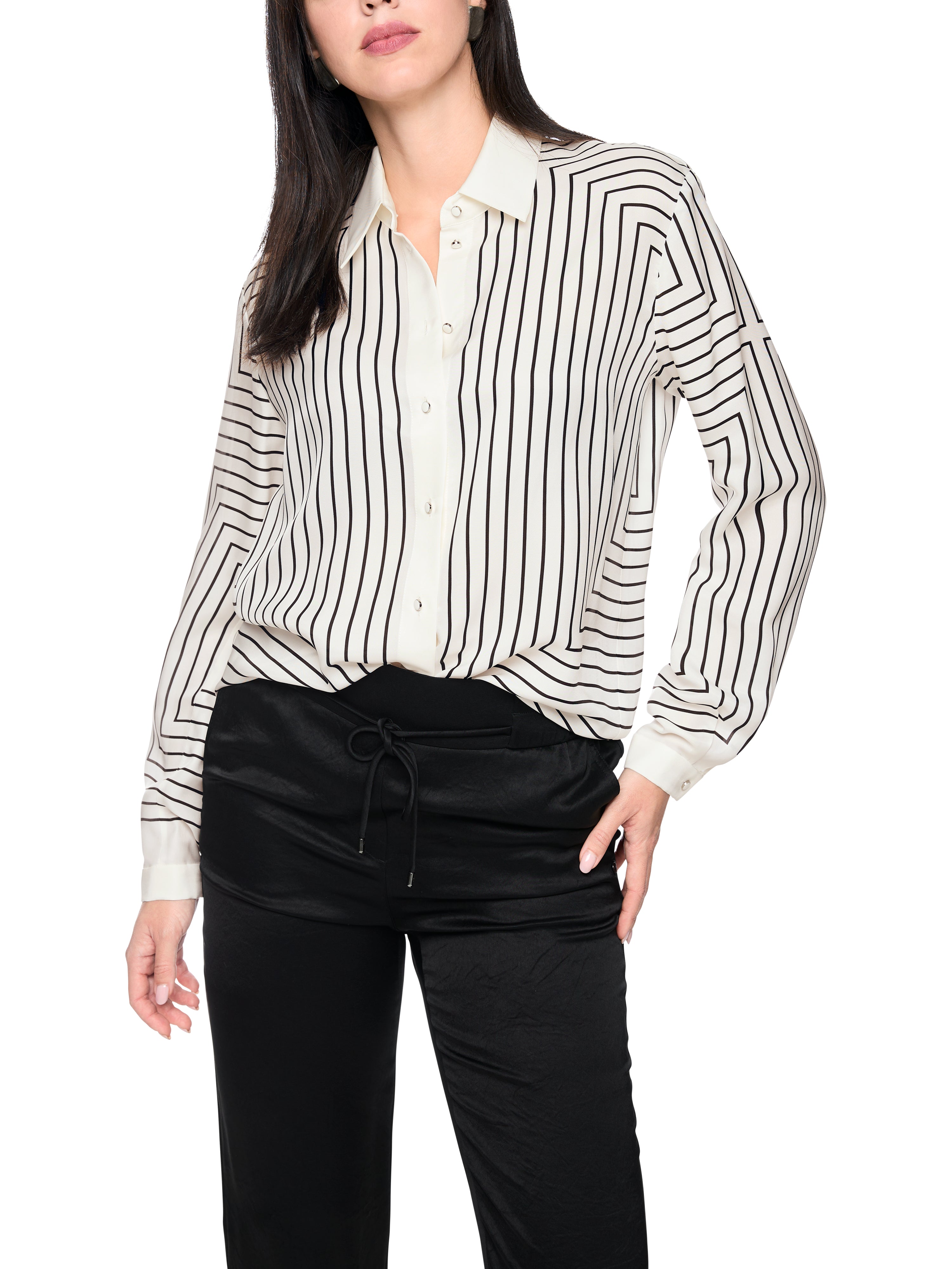Bluse - Seiden-Mix