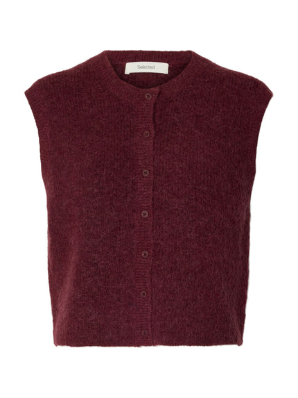 SLWLULU SL BUTTON O-NECK VEST NOOS