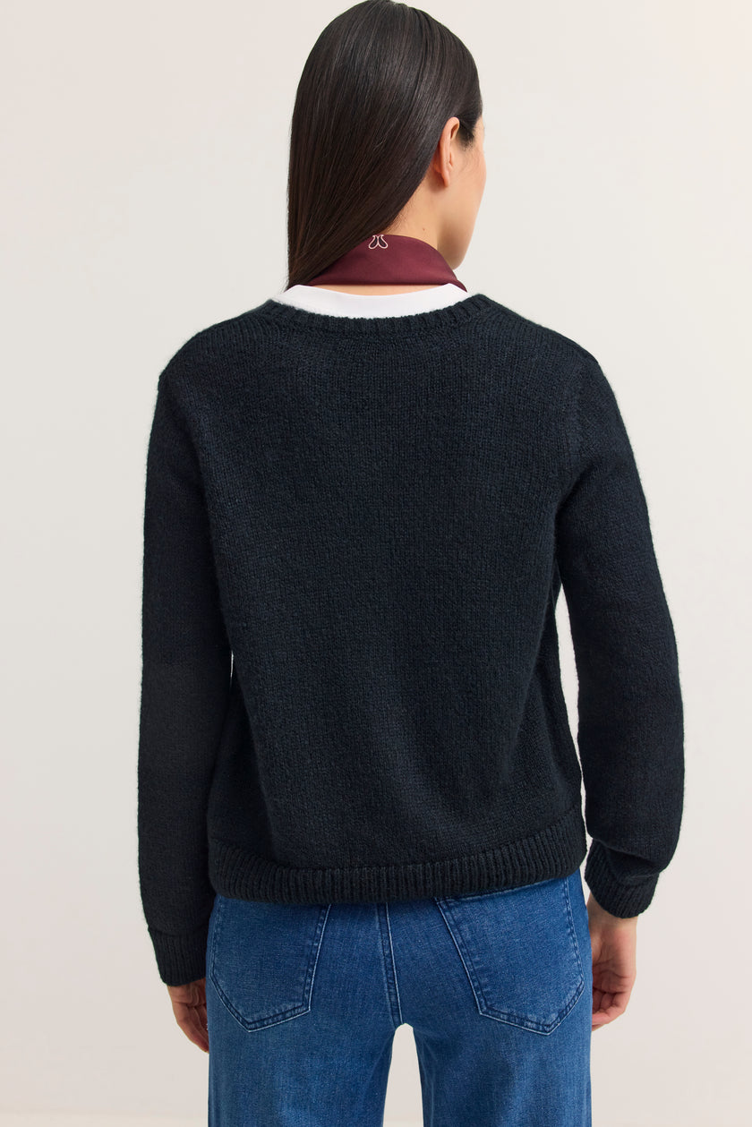 Strickjacke - Wollmix